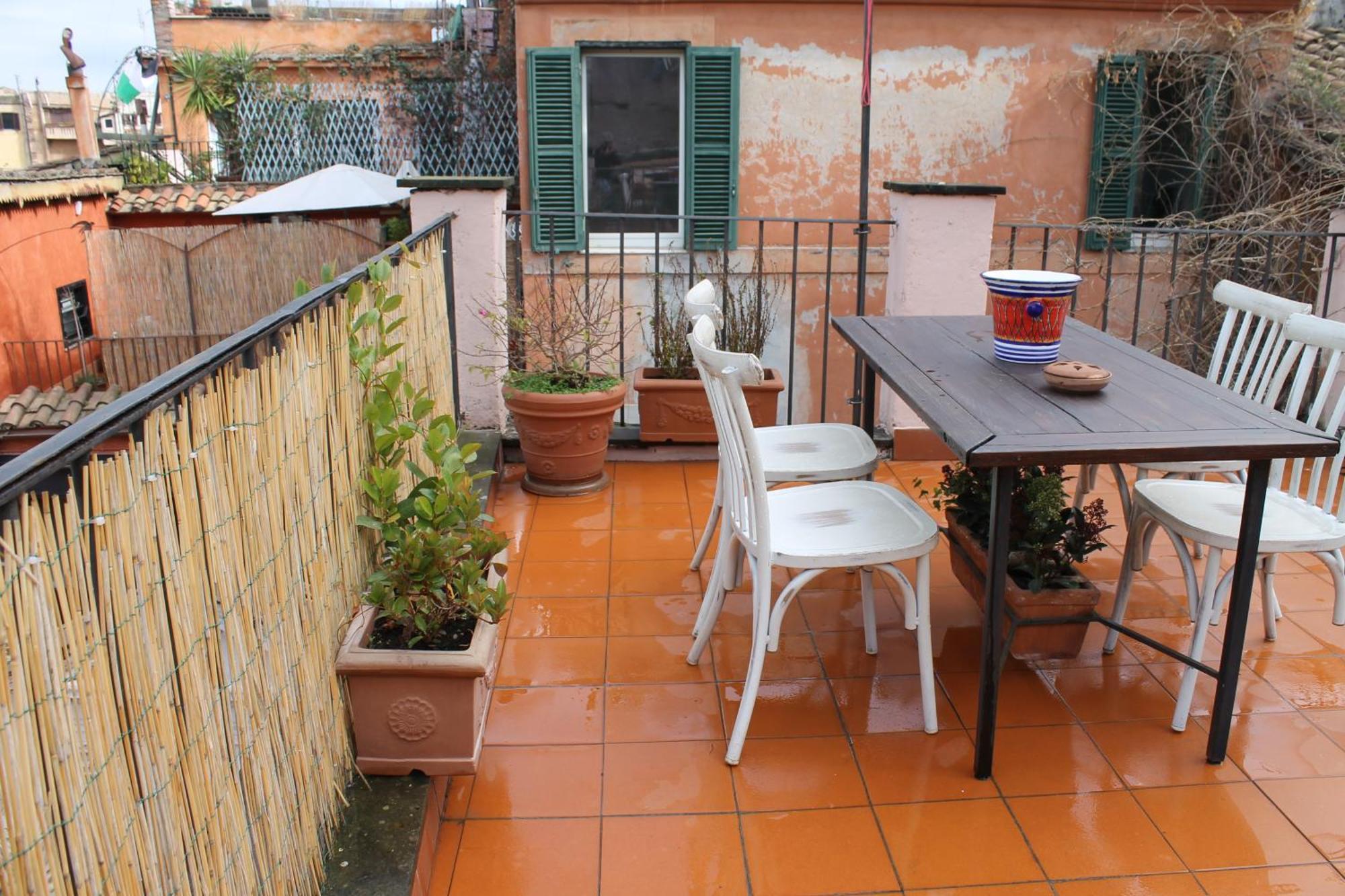 Casa Greco - Attico Con Terrazza, Trastevere * Rom
